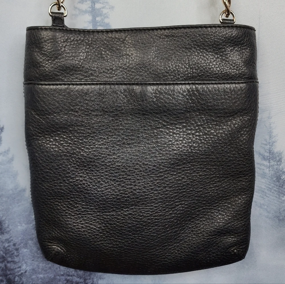 MICHAEL Michael Kors Black Pebbled  Leather Bag - Picture 7 of 15